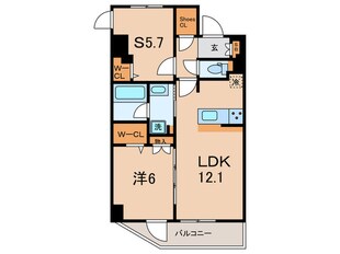 ドゥーエ板橋区役所前の物件間取画像